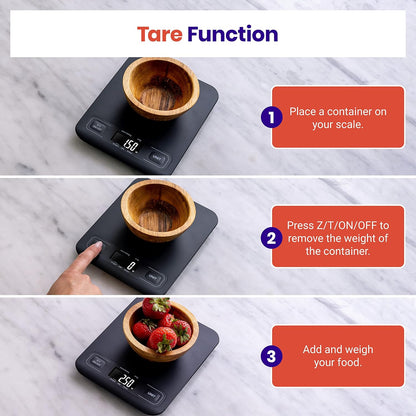 Food Kitchen Scale, Digital Grams and Ounces, Medium