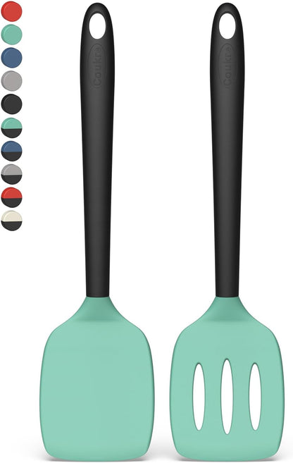 2 Pack Silicone Spatula Set,High Heat Resistant, Bpa-Free