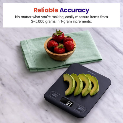 Food Kitchen Scale, Digital Grams and Ounces, Medium