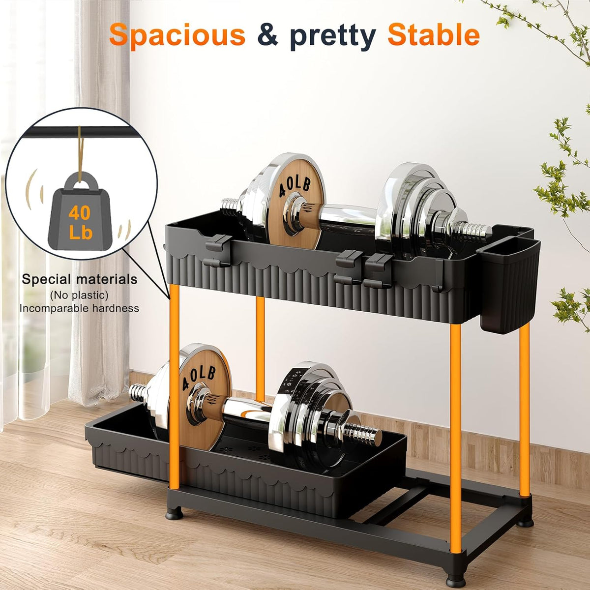 4-Pack 2-Tier under Sink Organizer with Pull Out Drawers