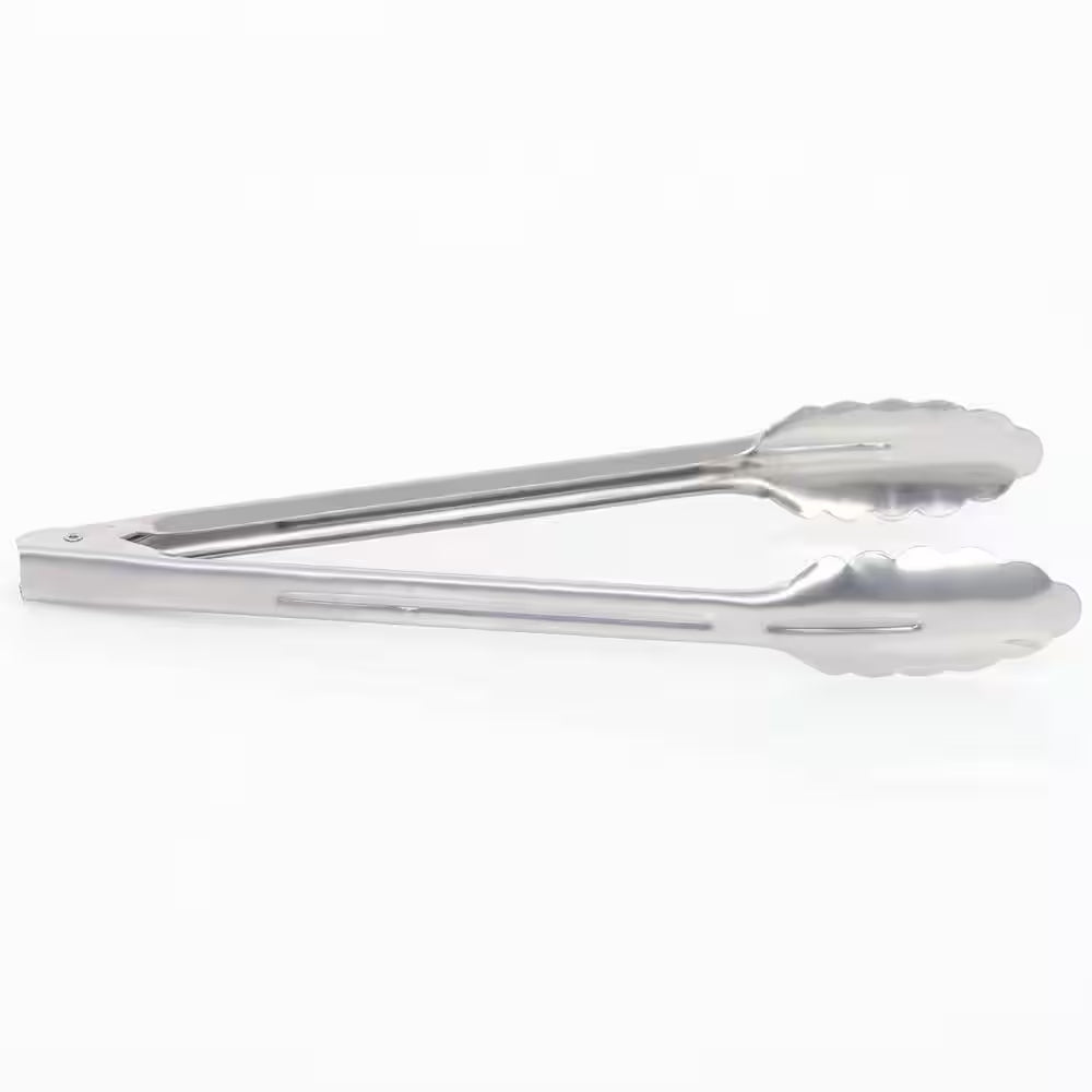 Stainless Steel 12 In. Commercial Heavy Utility Tongs