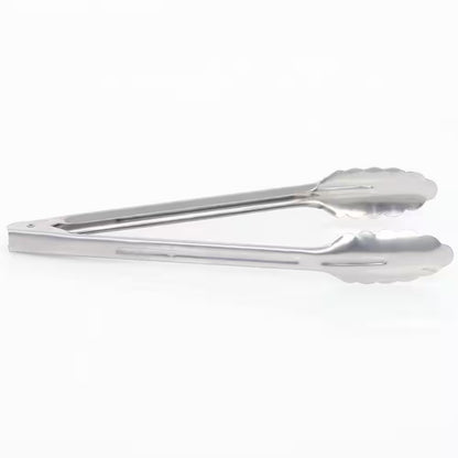 Stainless Steel 12 In. Commercial Heavy Utility Tongs